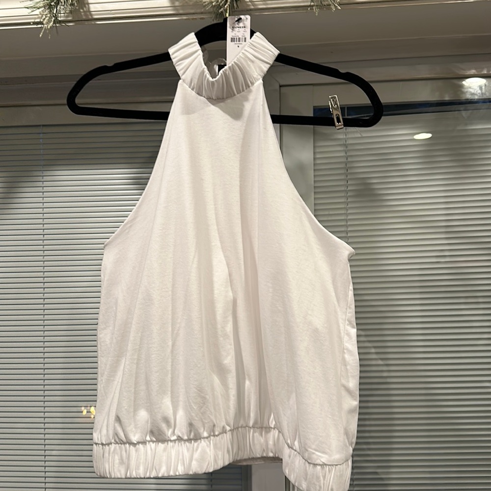 Halter Neck Elastic Tank